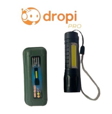 Linterna LED con estuche